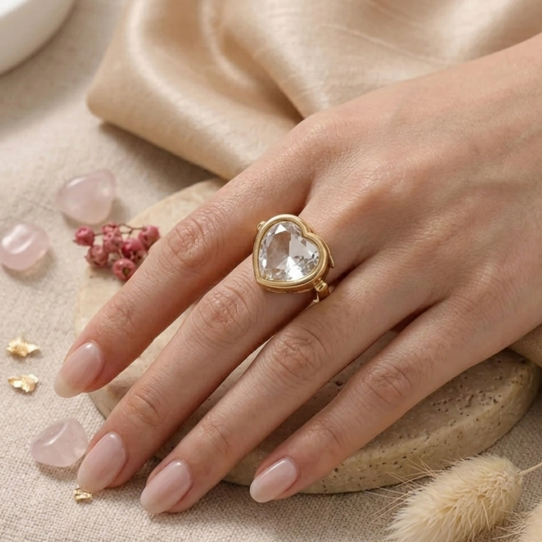 Anillo Corazón para Charms