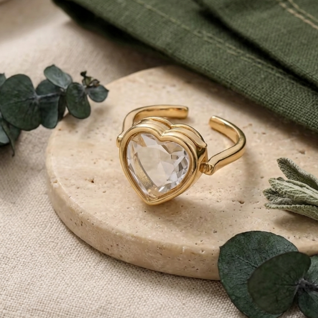 Anillo Corazón para Charms