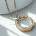 Collar Oro con Pedrería