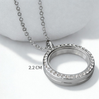 Collar Plata con Pedrería