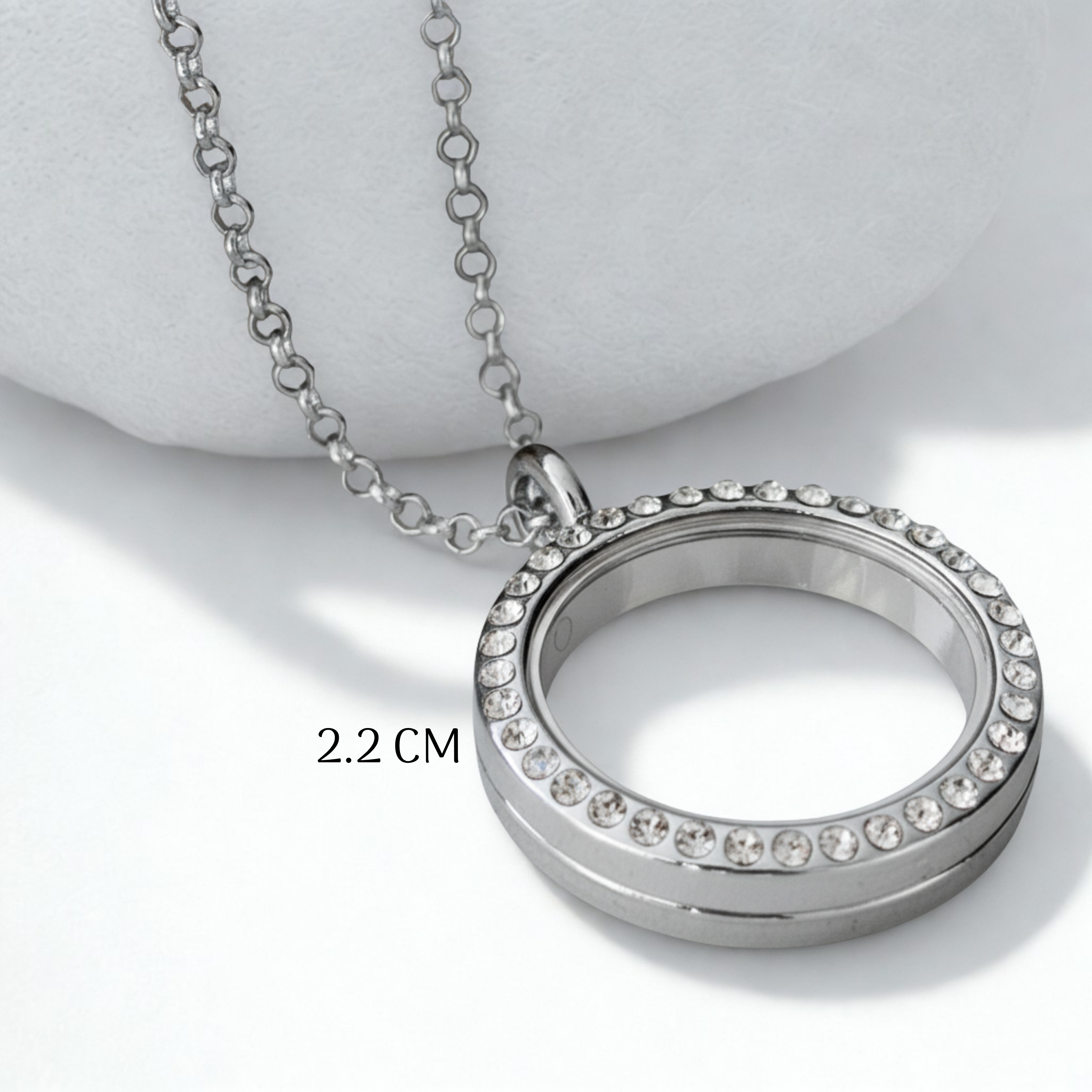 Collar Plata con Pedrería