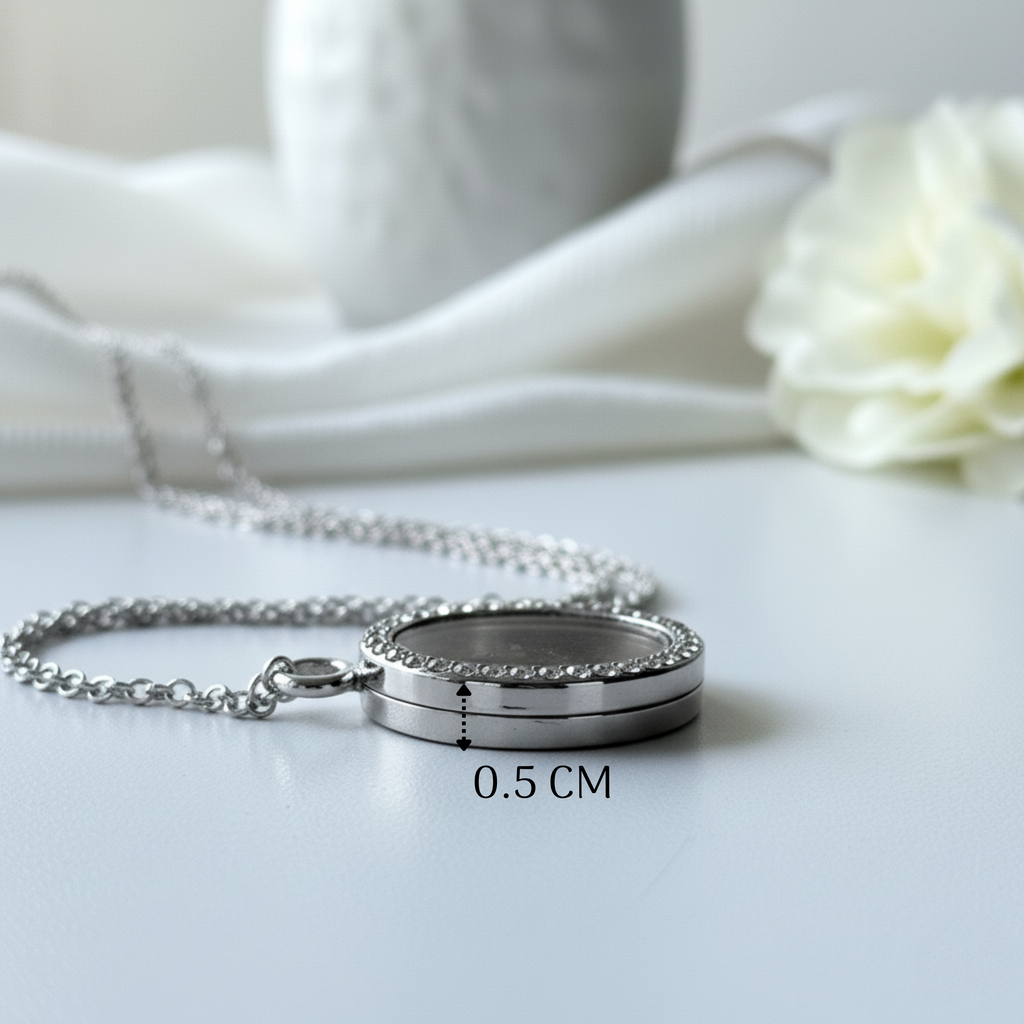 Collar Plata con Pedrería