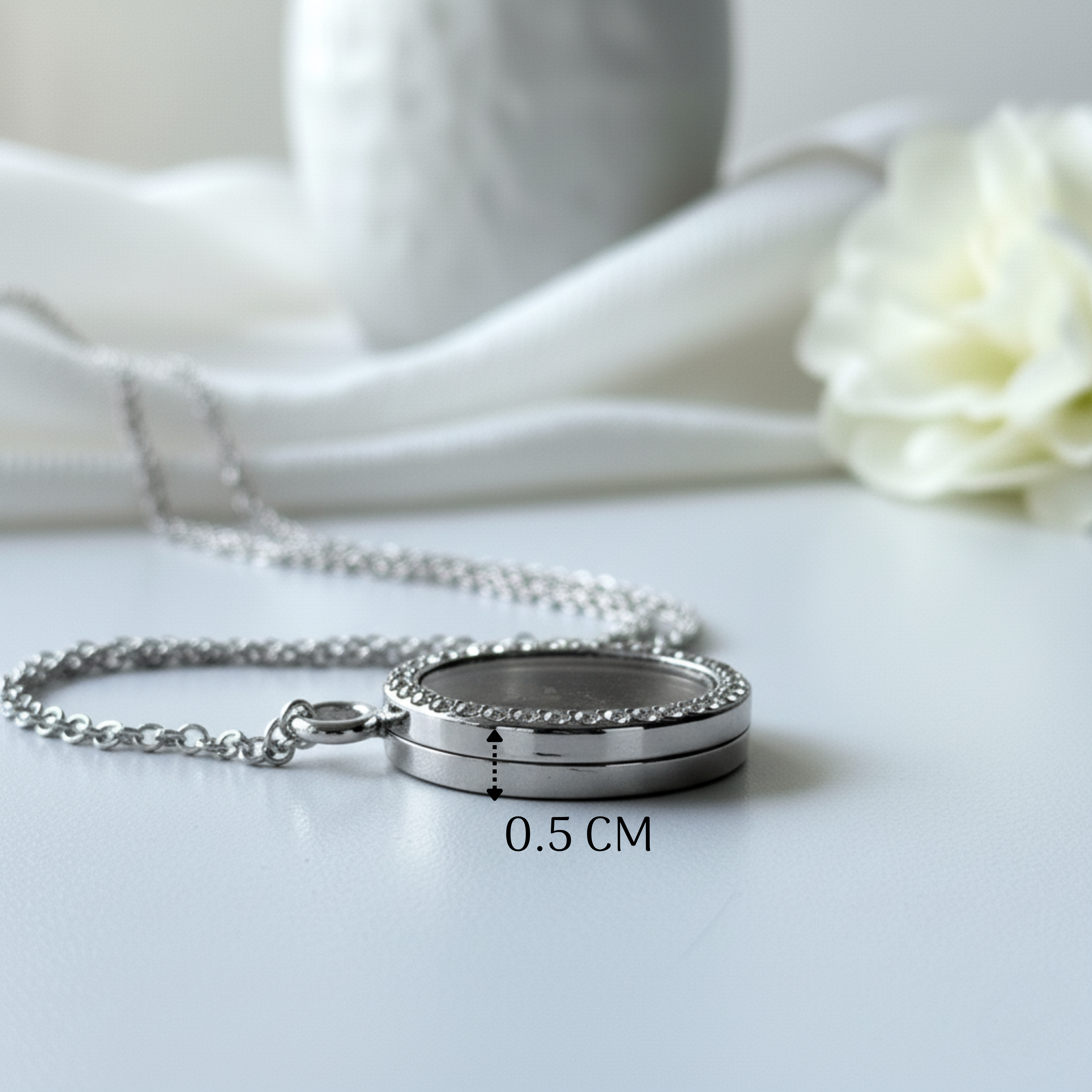 Collar Plata con Pedrería